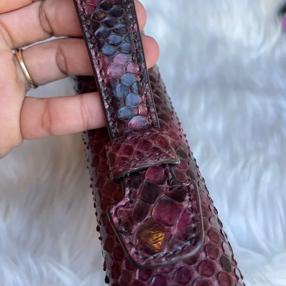 Rare GUCCI Python Small Lady Lock Clutch - Picture 10 of 17